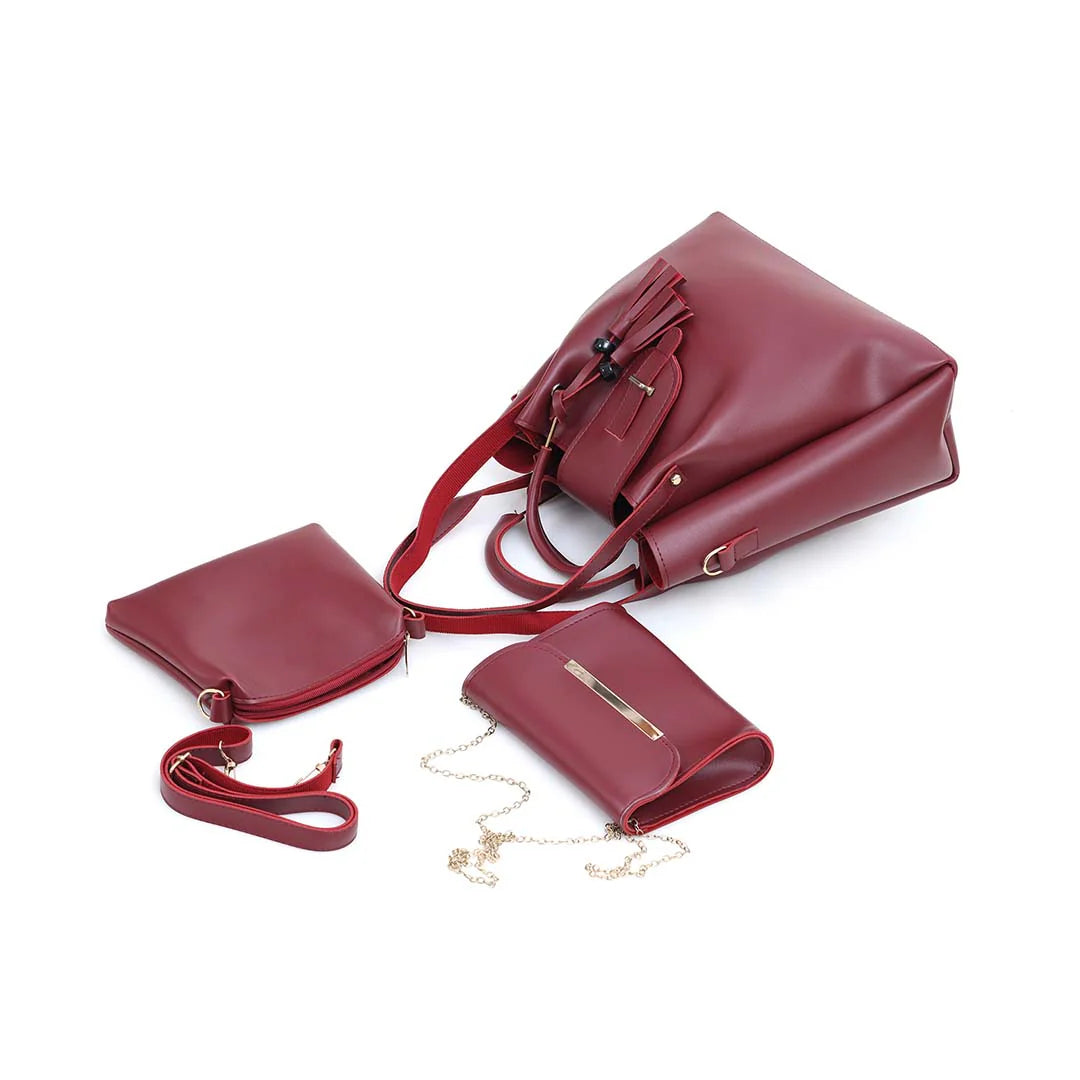 Alexa Set Of 3 (Maroon) Shop N' Style.