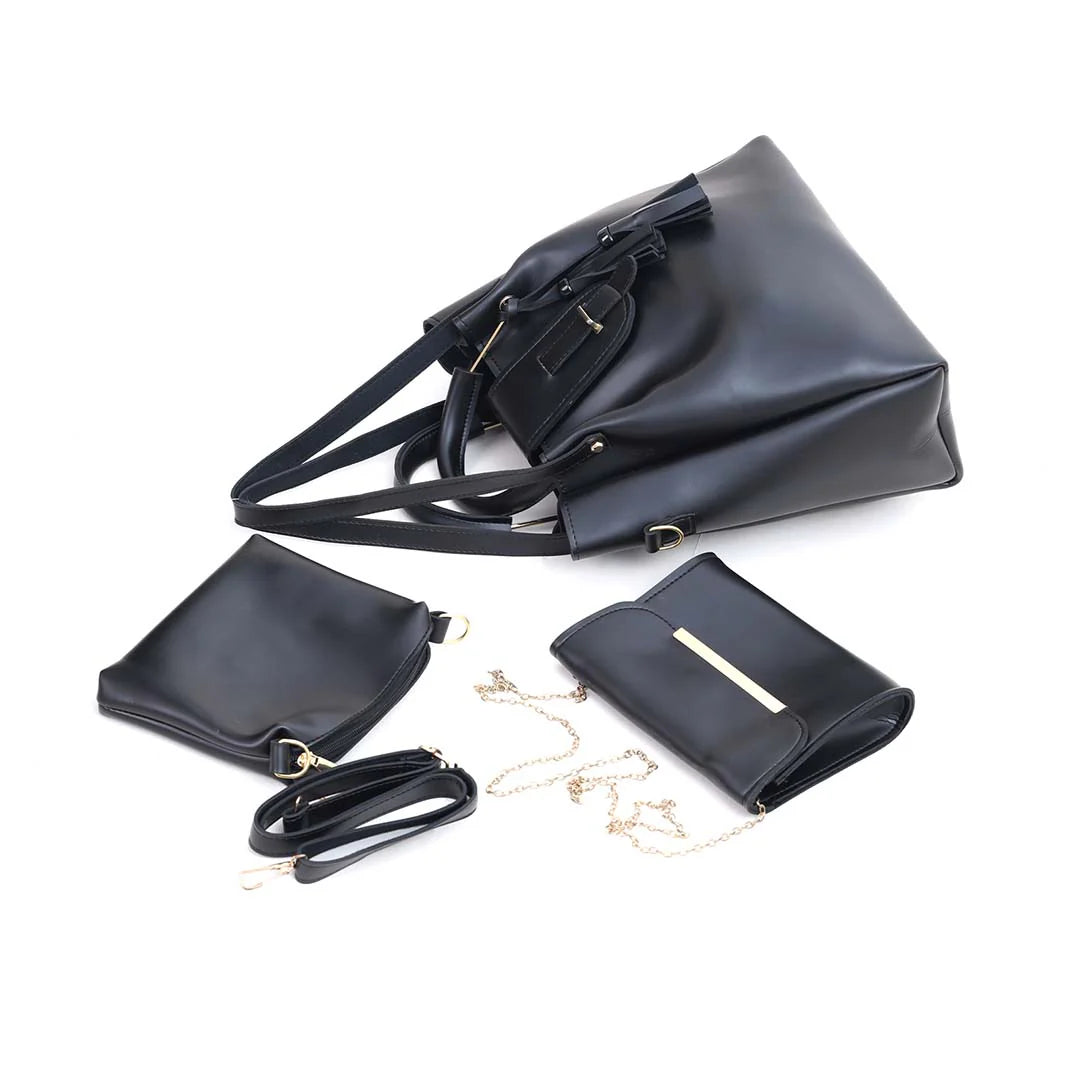 Alexa Set Of 3 Bag (Black) Shop N' Style.